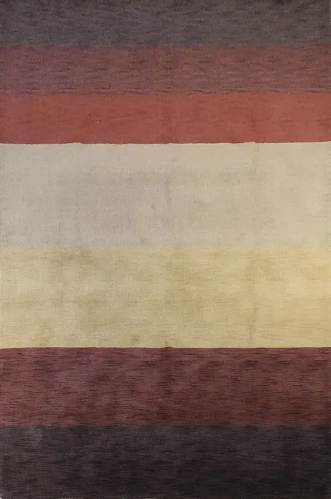 Contemporary Gabbeh Oriental Area Rug 6x10