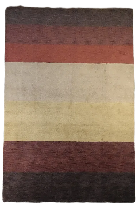 Modern Wool Gabbeh Oriental Area Rug 7x10