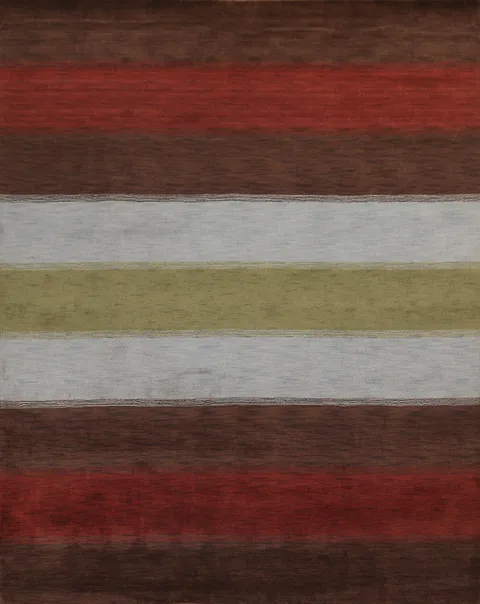 Hand-Knotted Wool Gabbeh Oriental Area Rug 8x10