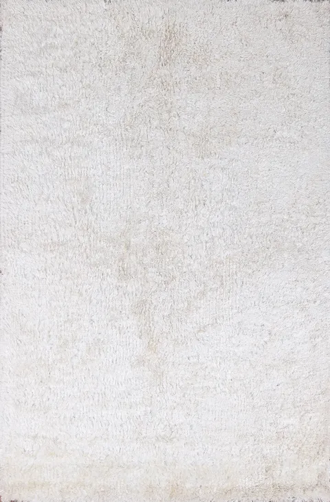 Fluffy White Shag Rug for Warmth and Comfort 6x9