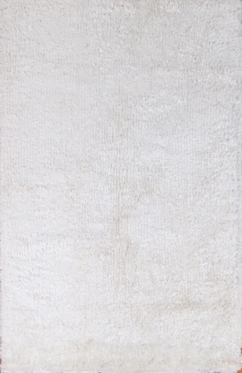 Contemporary Shaggy Oriental Area Rug 5x8