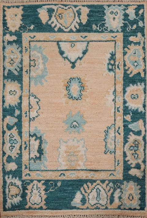 Oushak Geometric Oriental Rug 2x3