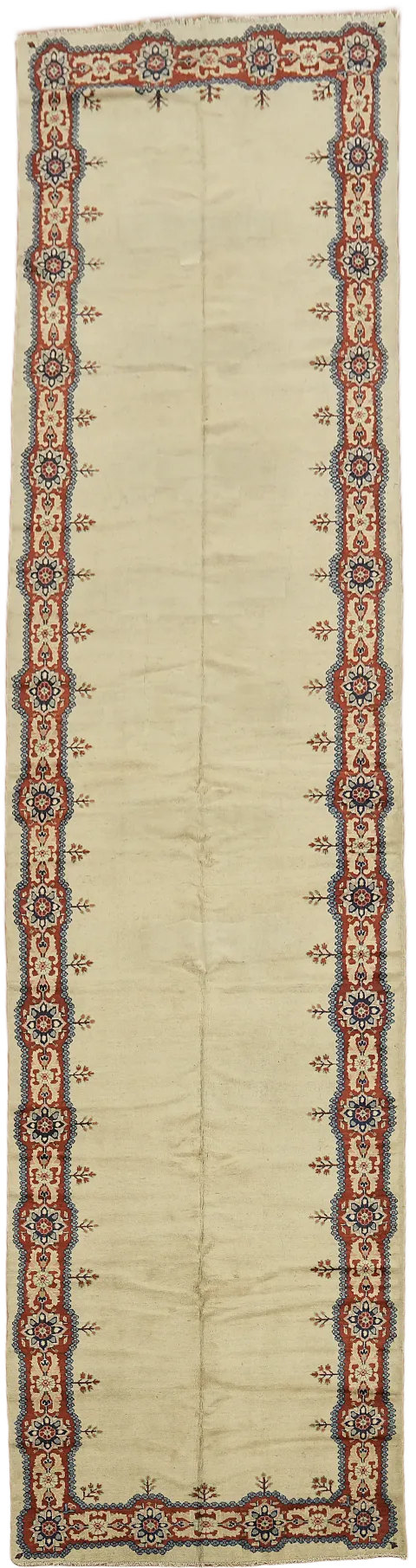 Pre-1900 Antique Vegetable Dye Sultanabad Persian Rug 5x20