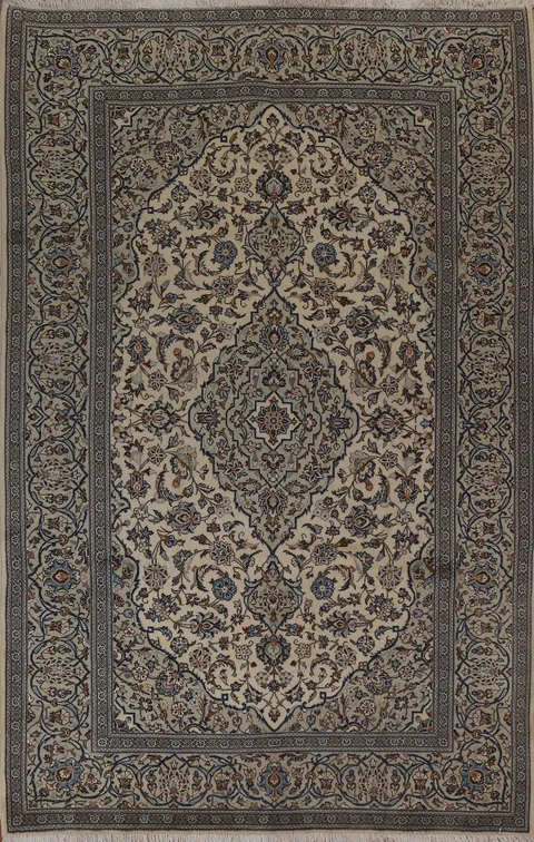 Traditional Kashan Persian Area Rug 7x10
