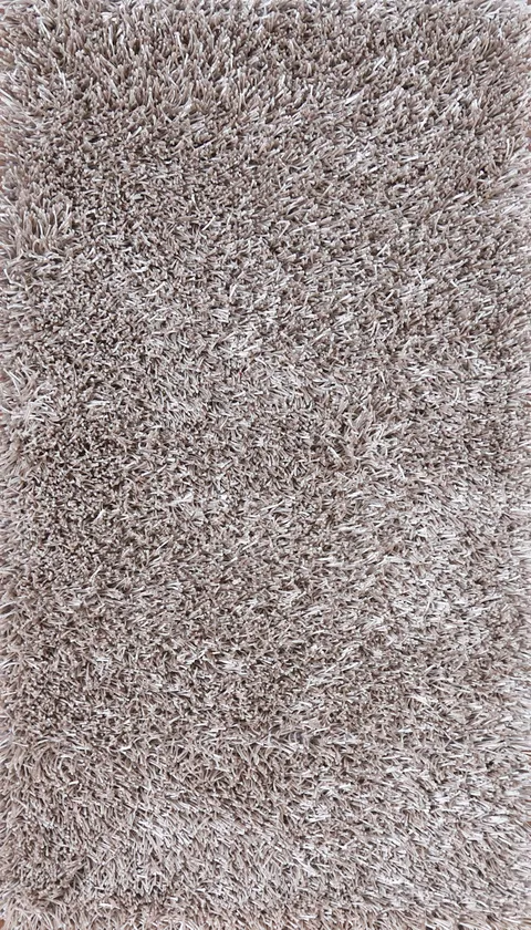 Glamour Champagne Color Shaggy Rug 3x5