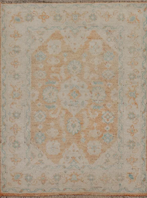 Vegetable Dye Oushak Oriental Area Rug 3x4