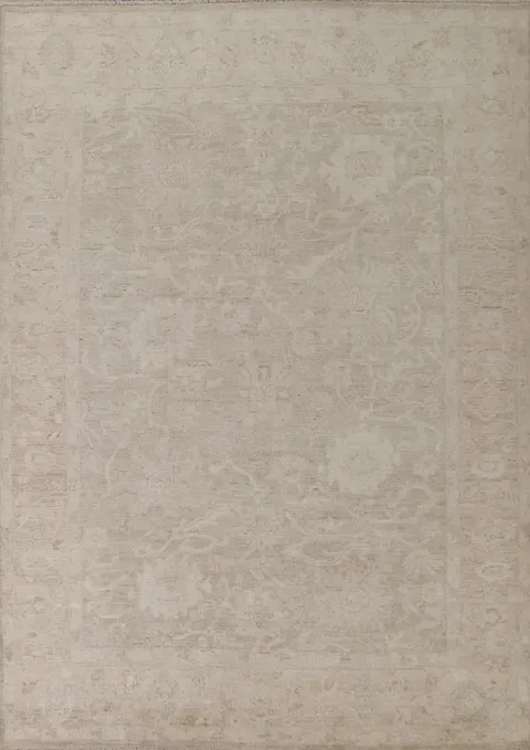 Vegetable Dye Oushak Turkish Area Rug 8x10