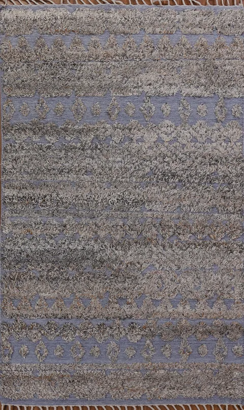 Handmade Wool Moroccan Oriental Area Rug 5x8