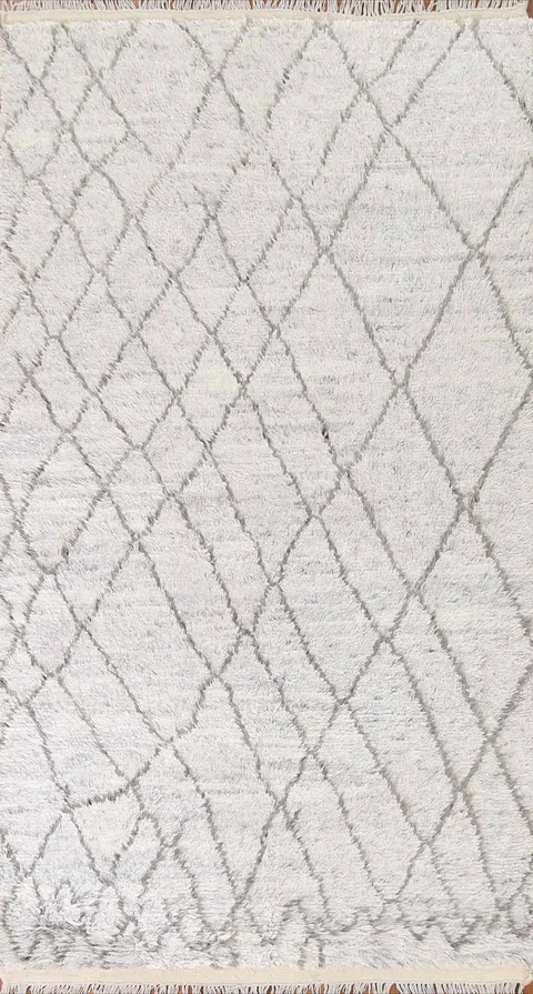 Trellis Moroccan Oriental Area Rug 5x8