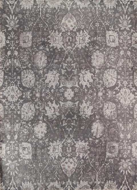 Charcoal Art & Craft Oriental Area Rug 8x10