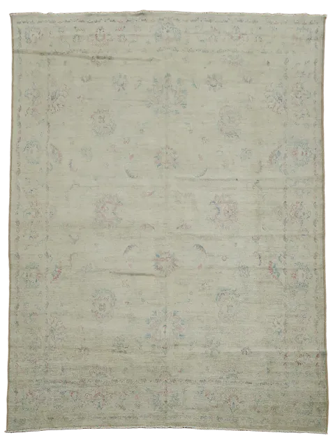 Vegetable Dye Oushak Turkish Area Rug 8x10