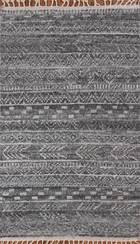 Handmade Moroccan Area Rug 5x8
