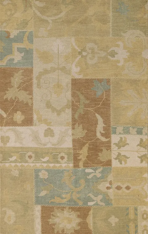 Patchwork Moroccan Area Rug 5x8