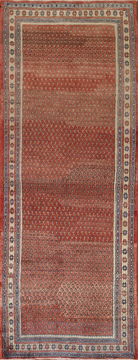 Boteh Botemir Persian Runner Rug 4x10
