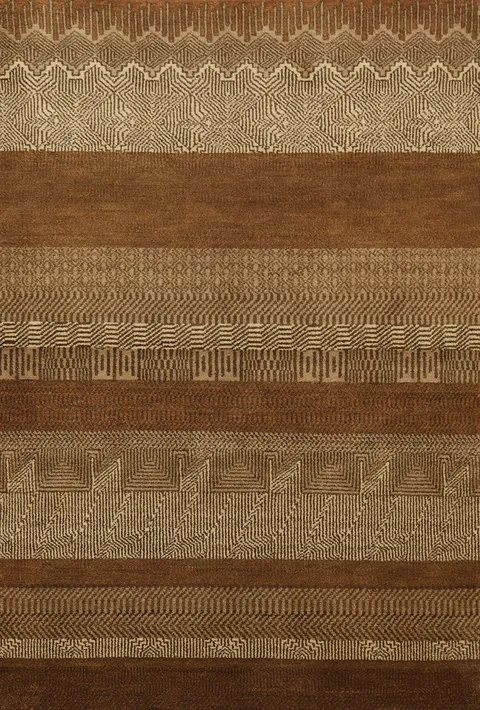 Wool Gabbeh Kashkoli Area Rug 4x6