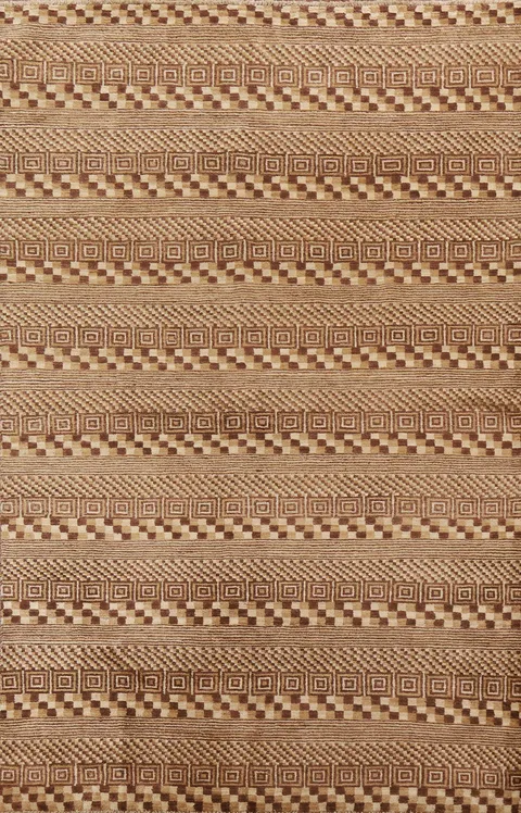 Wool Gabbeh Kashkoli Area Rug 6x8