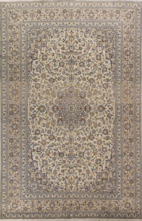 Traditional Kashan Persian Area Rug 9x13