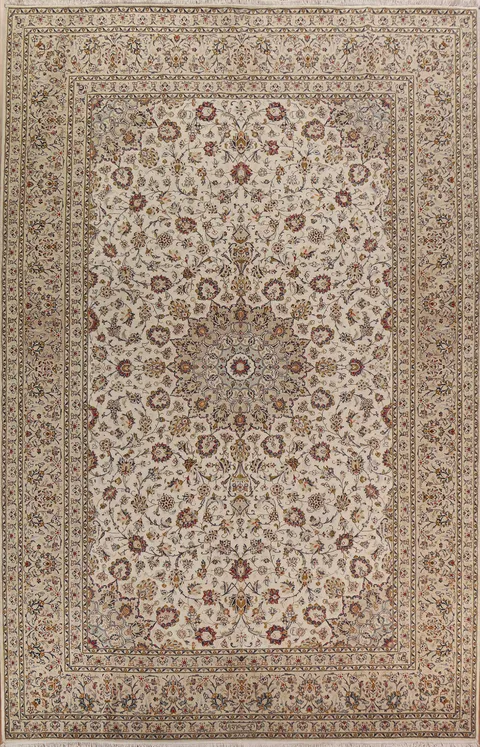 Traditional Kashan Persian Area Rug 9x13