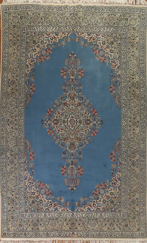 Vegetable Dye Kashan Persian Area Rug 9x13