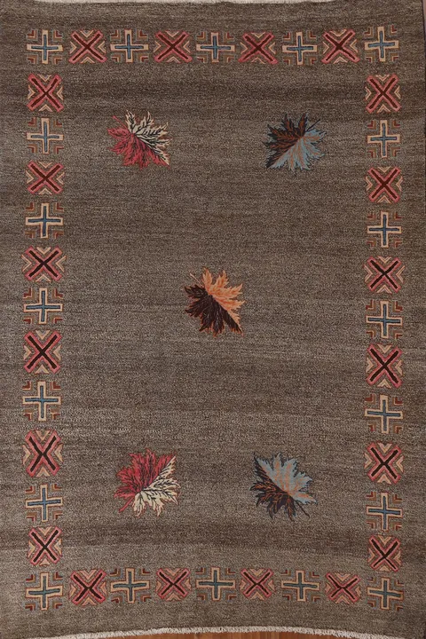 Geometric Sirjan Persian Area Rug 6x9