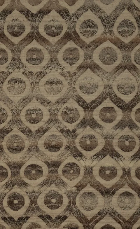 Chic Brown Moroccan Area Rug 5x8 for Chic Home Decor