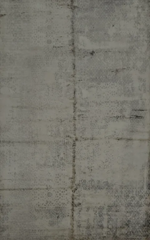 Classic Faded Abstract Area Rug 5x8 in Versatile Neutral Palette