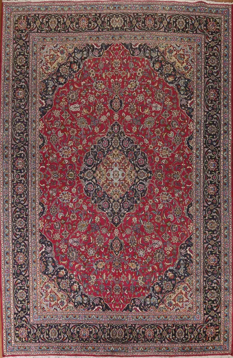 Traditional Kashmar Persian Area Rug 10x13