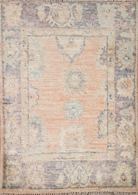 Handmade Oushak Turkish Rug 2x3