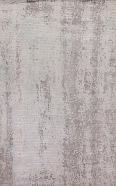 Distressed Look Abstract Area Rug 6x9