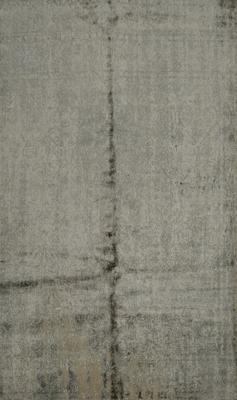 100% Silk Abstract Area Rug 6x8