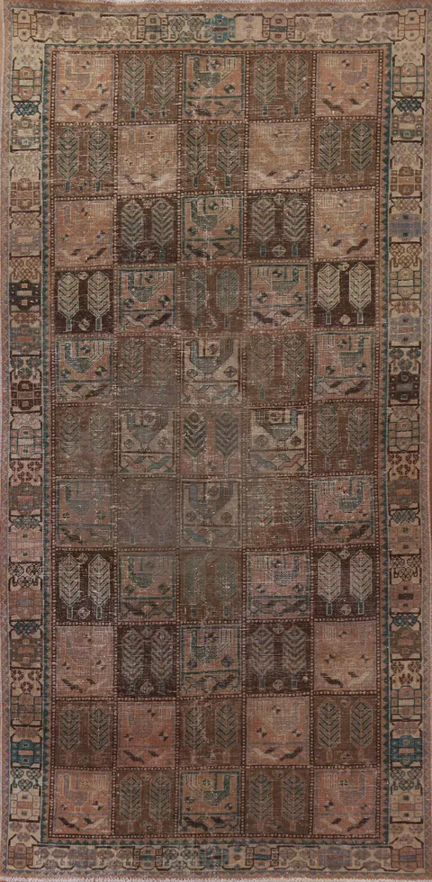 Garden Design Bakhtiari Persian Area Rug 5x9