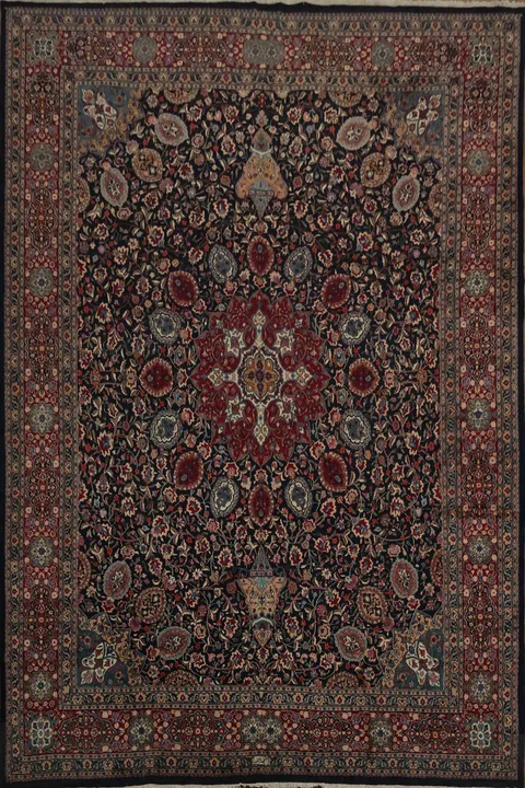 Vegetable Dye Large Kashmar Persian Rug 11x16