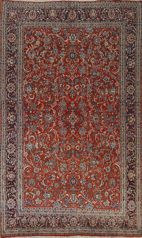 Vintage Floral Bidjar Persian Area Rug 6x10
