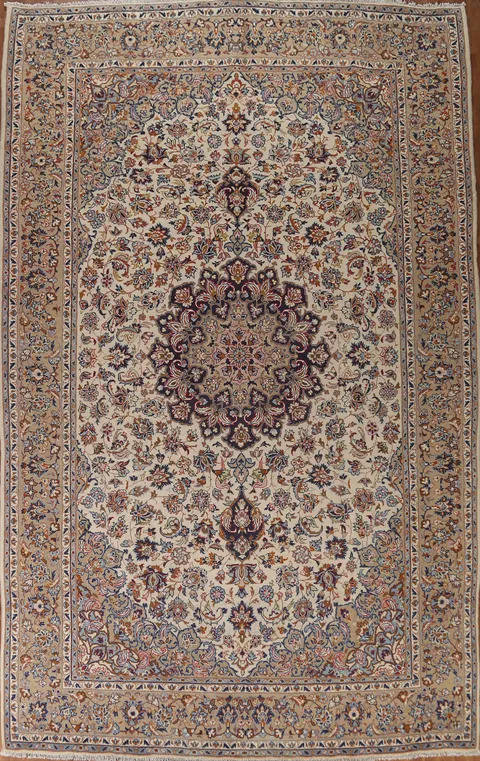 Traditional Kashan Persian Area Rug 9x13