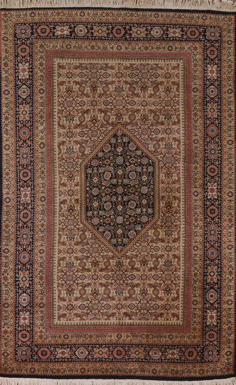 Geometric Indo Bidjar Wool Area Rug 6x9