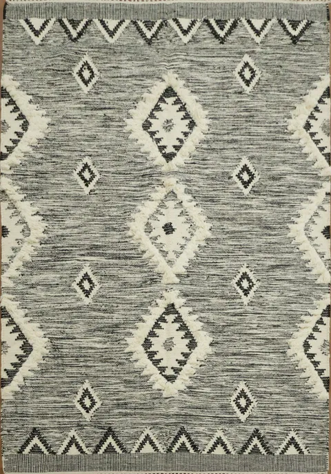 Tribal Kilim Moroccan Area Rug 5x7