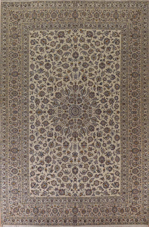 Traditional Kashan Persian Area Rug 10x13