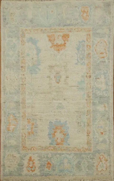 Handmade Oushak Oriental Wool Rug 2x3