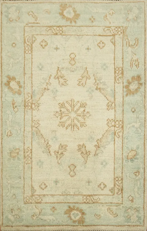 Geometric Oushak Oriental Rug 2x3