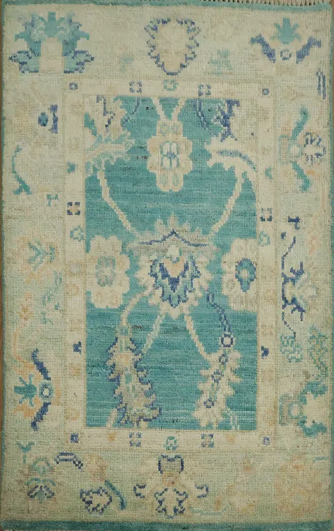 Handmade Oushak Oriental Rug 2x3