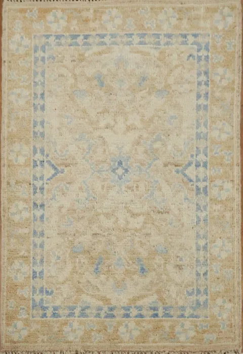 Turkish Wool Oushak Vegetable Dye Rug 2x3