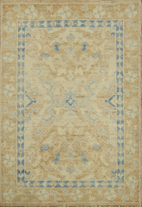 Vegetable Dye Oushak Oriental Rug 2x3