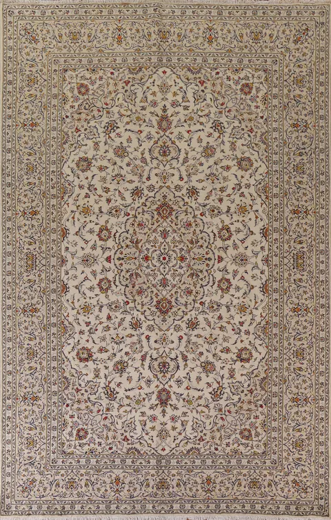 Traditional Kashan Persian Area Rug 8x11