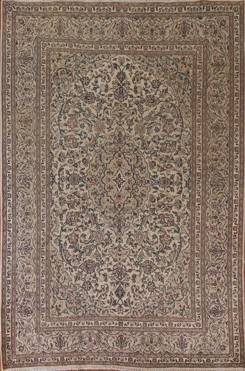 Traditional Kashan Persian Area Rug 6x9