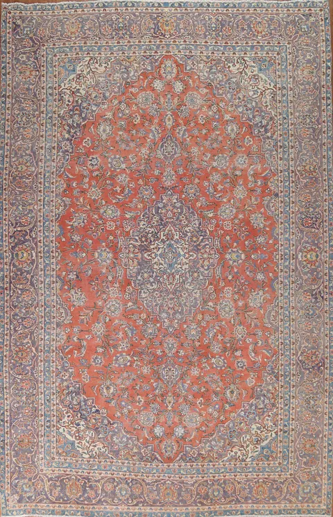 Traditional Kashan Persian Area Rug 10x13
