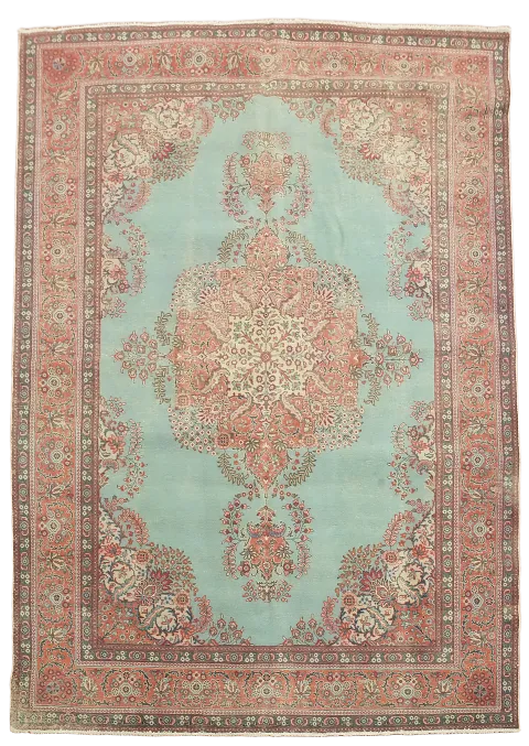 Vintage Tabriz Persian Area Rug 8x11