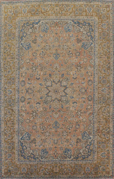 Traditional Kashan Persian Area Rug 9x12