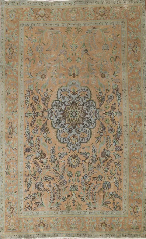 Over-Dyed Tabriz Persian Area Rug 7x10
