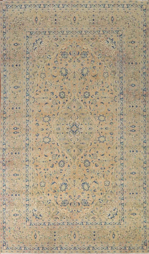 Traditional Kashan Persian Area Rug 7x11