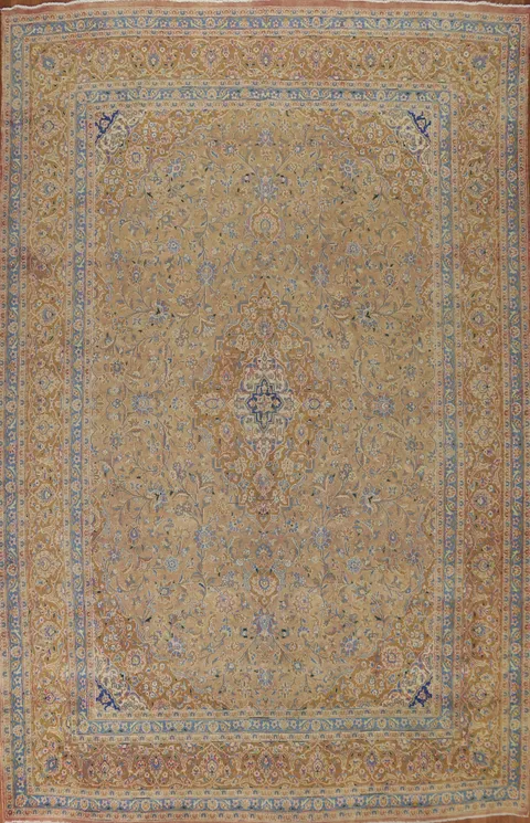 Traditional Kashan Persian Area Rug 10x13